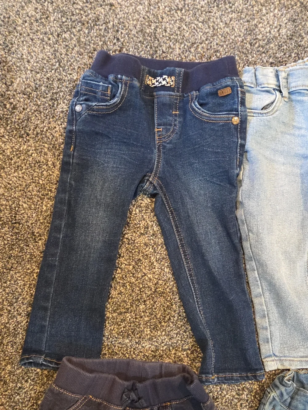5 Assorted Pairs Of 12 Months Baby Boy Jeans